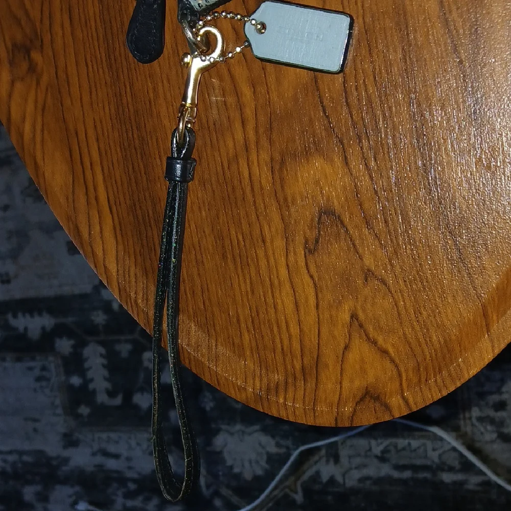 COACH Black Wristlet with Owl Design - Picture 3 of 7